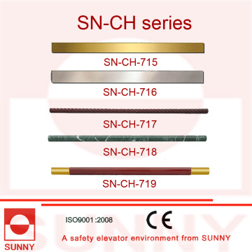 Aufzug Kabine Handlauf mit verschiedenen Art von Form (SN-CH-715)